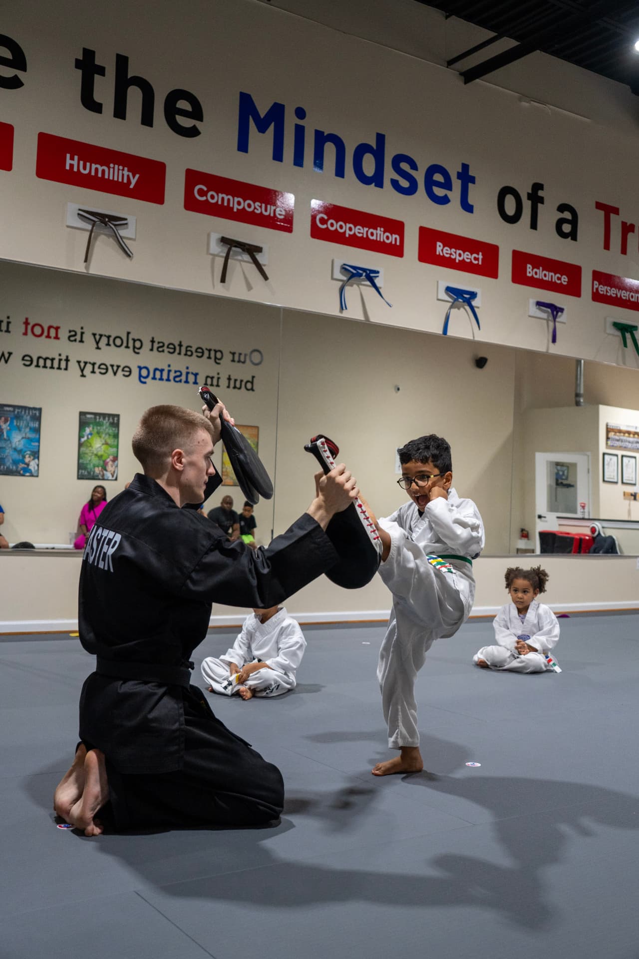Tiny Tigers martial arts class in Gambrills, MD
